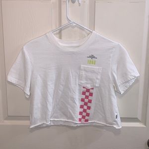 VANS CROPPED TEE SHIRT